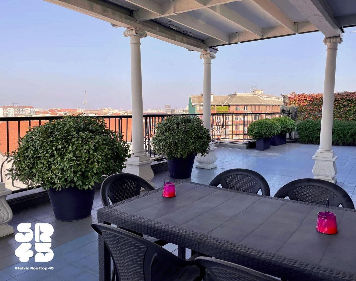 Stelvio Rooftop - Attico Skyline con Terrazza e Jacuzzi Milano Esterno foto